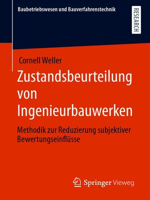 cover image of Zustandsbeurteilung von Ingenieurbauwerken